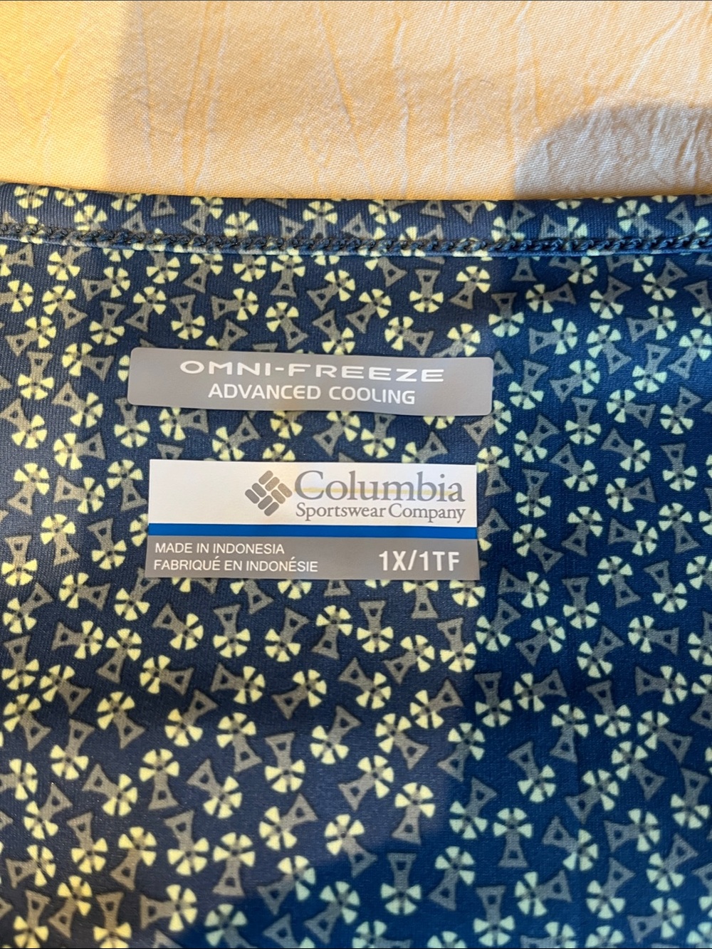 Columbia PFG Active wear Sleeveless Dress blue floral print Size 1X - Picture 4 of 8